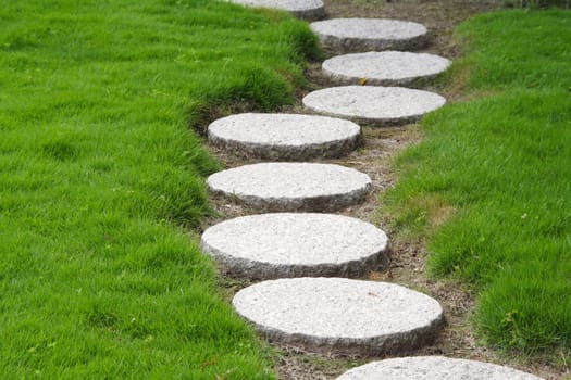 garden stone walkway