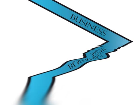 business without isolated