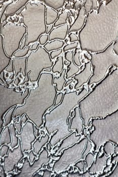 Close up view of a abstract glass texture.