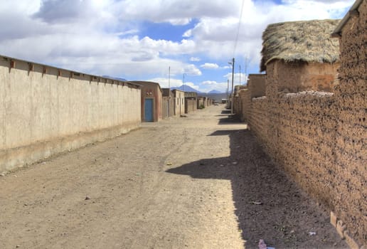 Small town, San Cristobal, Eduardo Alveroa, Uyuni Bolivia
