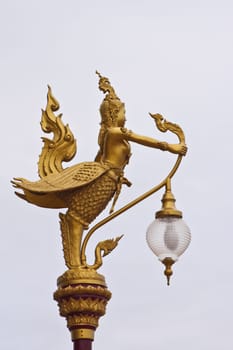 Kinnaree, Mythical female bird with a human head.