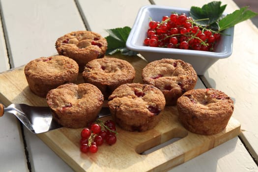 Muffins with currants