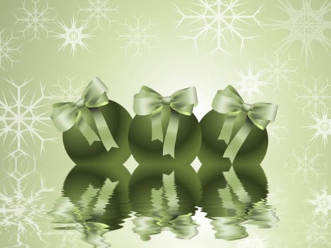 Christmas tree baubles
