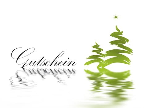 Christmas tree traditional without isolated without background
