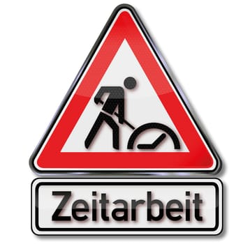 Sign Attention temporary work