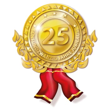 Medal Twenty-five Years Anniversary