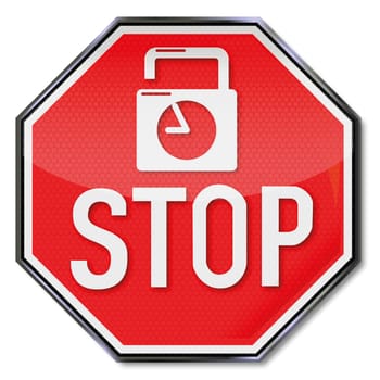 Sign Stop Time Lock