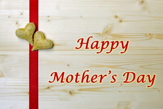 Happy mother's day greeting card.