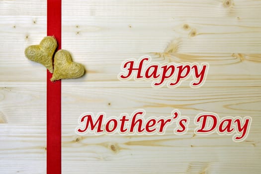 Happy mother's day greeting card.