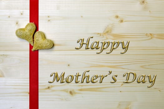 Happy mother's day greeting card.