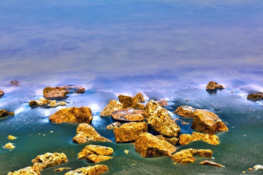 A little piece of coastline of Adriatic sea.