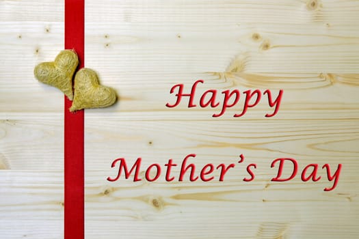 Happy mother's day greeting card.