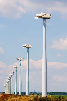 Windmill park Eemmeerdijk, near Spakenburg in the Netherlands
