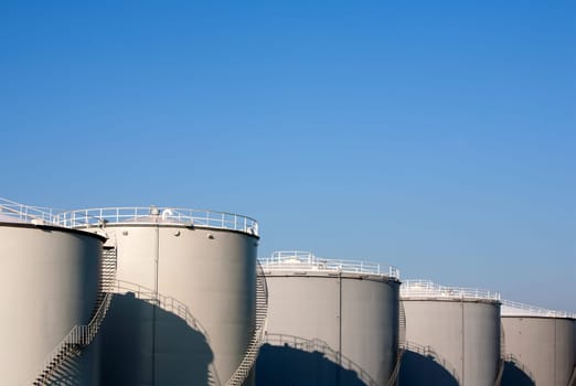 Oil storage in Groot-Ammers, the Netherlands
