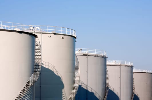 Oil storage in Groot-Ammers, the Netherlands
