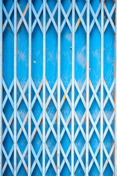 Folding gate of a Vietnamese shop