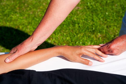 Polarity massage  a technique of gently rocking, holding and massaging to stimulate relaxation, restore energy flow and encourage revitalization