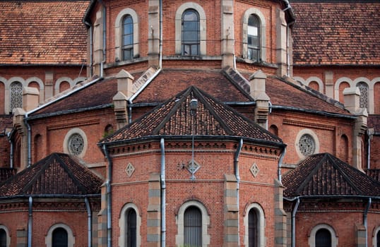 Rear view of the Notre Dame Cathedral, Ho Chi Minh City, Vietnam