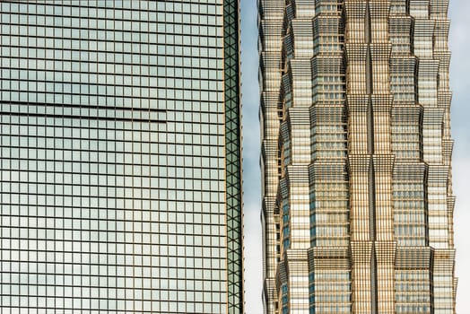 architecture details  Jin Mao Tower  Shanghai World Financial Center skyscrapers building pudong shanghai china