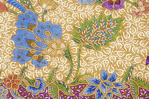 Detail of a batik design from Indonesia