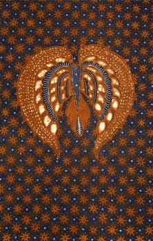 Detail of a batik design from Indonesia