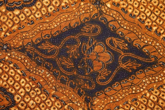 Detail of a batik design from Indonesia