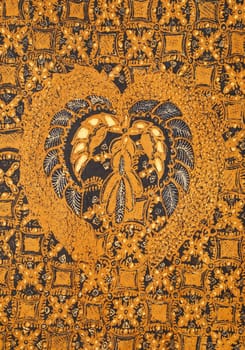 Detail of a batik design from Indonesia