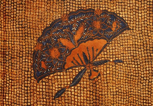 Detail of a batik design from Indonesia