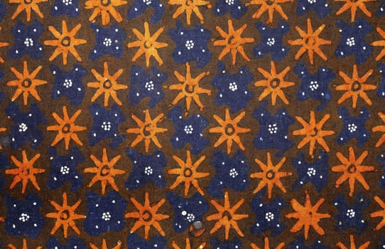 Detail of a batik design from Indonesia