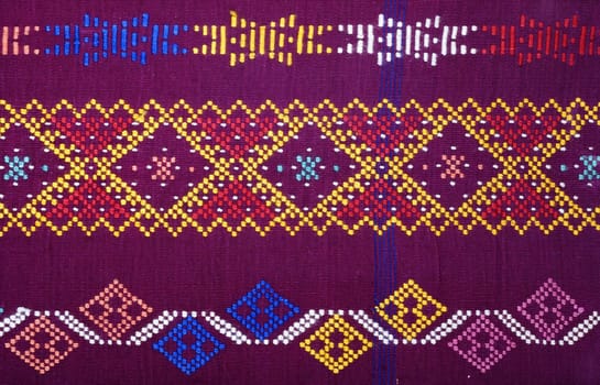 Detail of an Indonesian ulos design