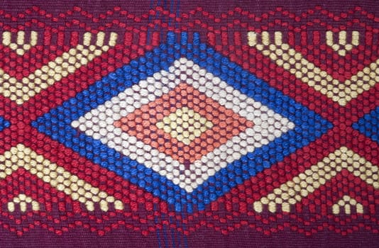 Detail of an Indonesian ulos design