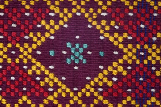 Detail of an Indonesian ulos design