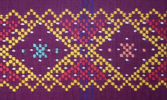 Detail of an Indonesian ulos design