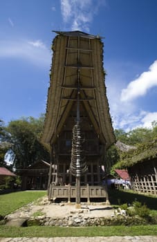 Traditional house (tongkonan) in Tana Toraja, Sulawesi, Indonesia