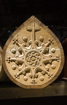 Wood carved coffin in the Tana Toraja area, Sulawesi, Indonesia