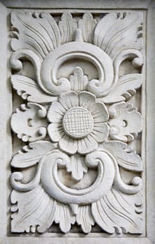 Traditional stone carving in sandstone, Bali, Indonesia