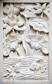 Traditional stone carving in sandstone, Bali, Indonesia