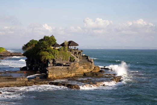 Tanah Lot temple on Bali, Indonesia