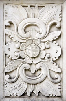 Traditional stone carving in sandstone, Bali, Indonesia
