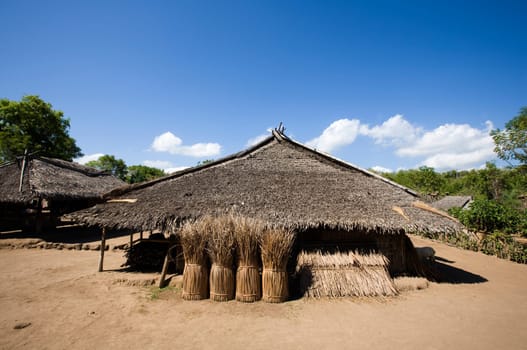 Traditional village in Lombok, Indonesia