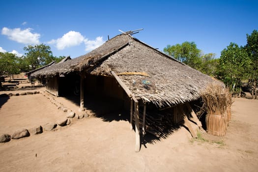 Traditional village in Lombok, Indonesia