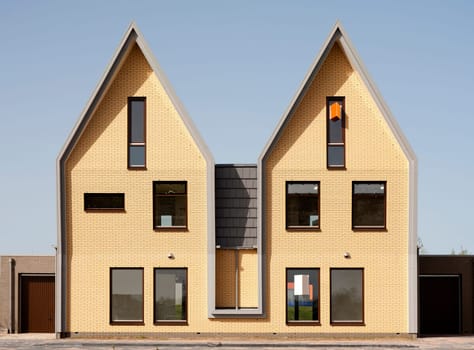 Housing development in Vathorst, Amersfoort, the Netherlands