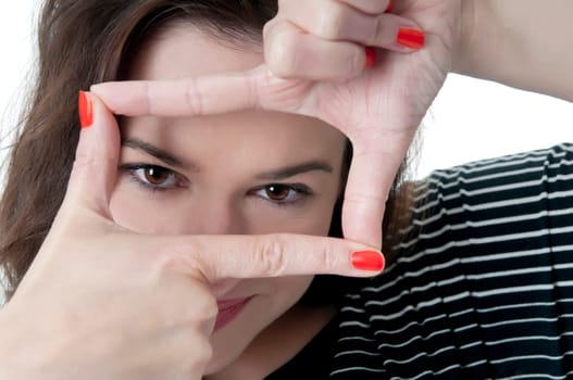 Woman with perspective