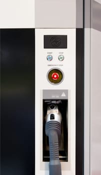 Battery charger for an electric car