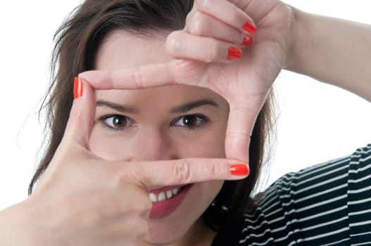 Woman with perspective