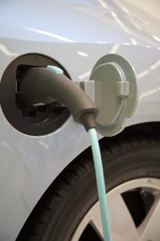 Plug in of an electric car