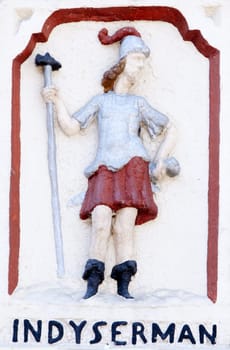 Plaque of an Indonesian man in Hoorn, the Netherlands