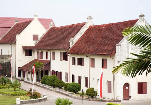 Fort (benteng) Rotterdam in Makassar, Sulawesi, Indonesia