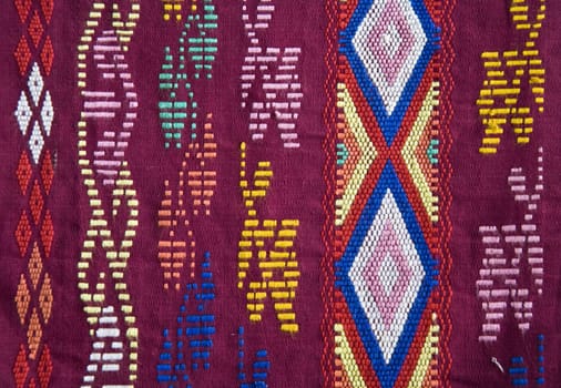Detail of an Indonesian ulos design