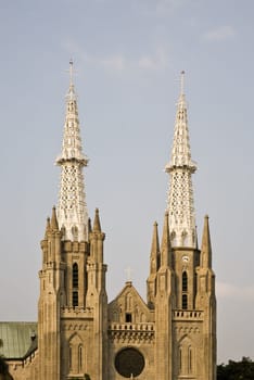 Jakarta Cathedral, a Roman Catholic Church in Jakarta, Indonesia